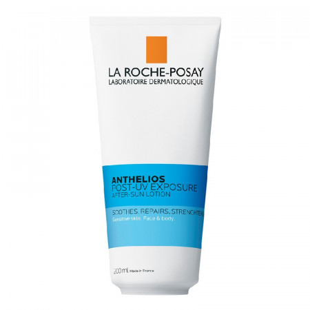 Lotiune dupa expunerea la soare pentru fata si corp ce calmeaza, repara si reintireste pielea sensibila Anthelios POST-UV Exposure, La Roche-Posay, 200 ml