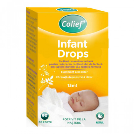Picaturi cu lactaza pentru colici Infant Drops, Colief 15 ml