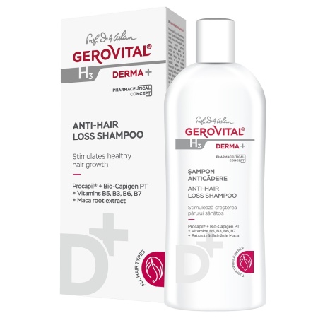 Sampon anticadere Gerovital H3 Derma+