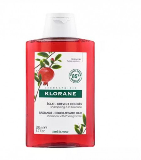 Șampon păr vopsit cu extract de rodie, Klorane