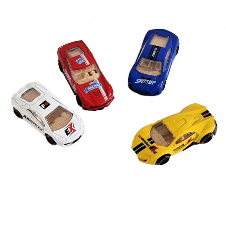 Set 4 masinute de raliu - Mini Alloy Style