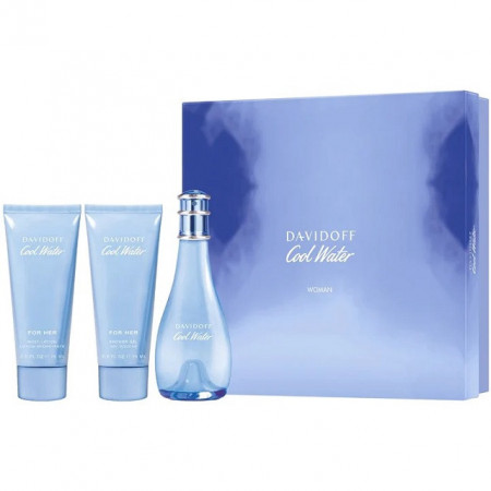 Set Cadou Davidoff Cool Water, Femei, Apa de Toaleta