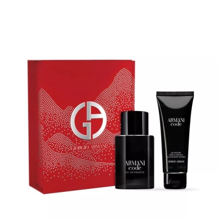Set cadou Giorgio Armani Code, Barbati, Apa de toaleta 50 ml + Gel de dus 75 ml