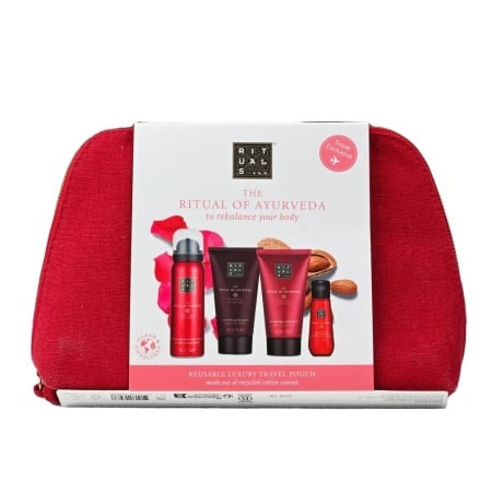 Set Rituals The Ritual of Ayurveda, Sampon 70 ml, Gel de dus 50 ml, Balsam 70 ml, Ulei uscat pentru par si corp 30 ml