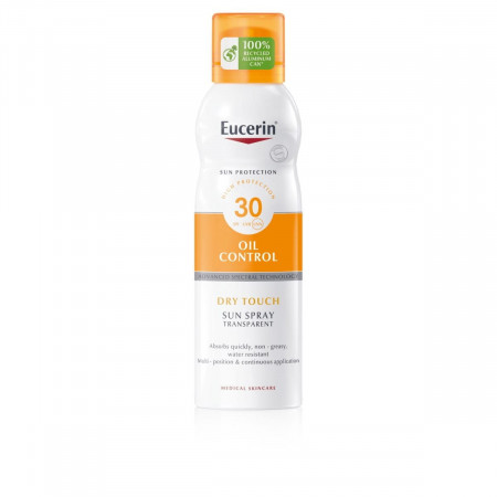 Spray invizibil pentru corp SPF 30+ Sun Protection Eucerin, 200 ml