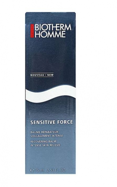 Balsam after shave calmant si reparator, Biotherm Homme Sensitive Force Balm, 75 ml