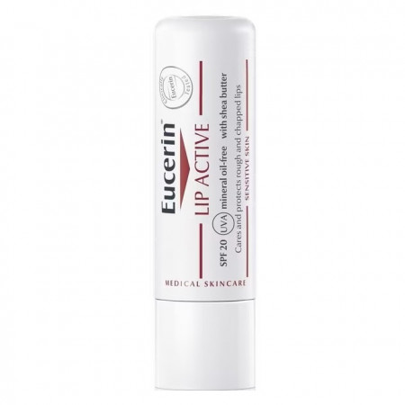 Balsam de buze cu SPF 20 Eucerin Lip Active, 4.8 g