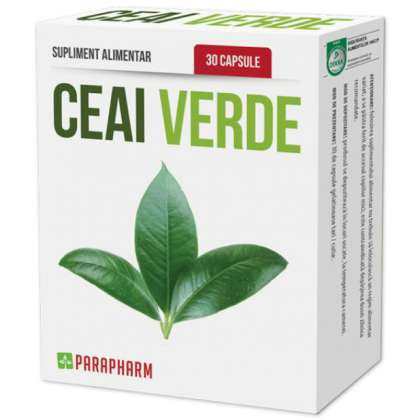 Ceai Verde 200 mg Parapharm 30 capsule