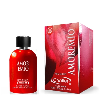 Chatler Amoremio Red Elixir, Apa de Parfum, Unisex, 100 ml
