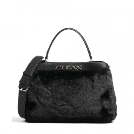 Geanta de mana Guess Gwen Turnlock Satchel