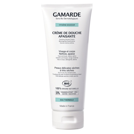 Gel de dus crema calmanta cu apa termala Gamarde