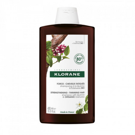 Sampon chinina si floare de colt BIO, Klorane