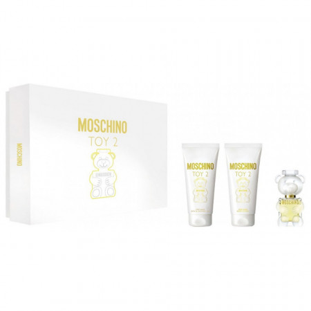 Set Cadou Moschino Toy 2, Apa de Parfum, 5 ml + Lotiune de Corp, 25 ml + Gel de Dus, 25 ml