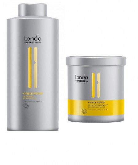 Set reparator Londa Professional Visible Repair cu 1000 ml Sampon + 750 ml Tratament cu Pantenol