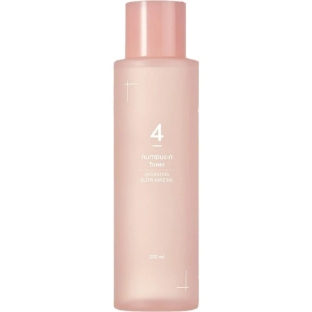 Toner de Fata Hidratant & Iluminator, Numbuzin No.4 Hydrating Glow Mineral Toner, 200 ml