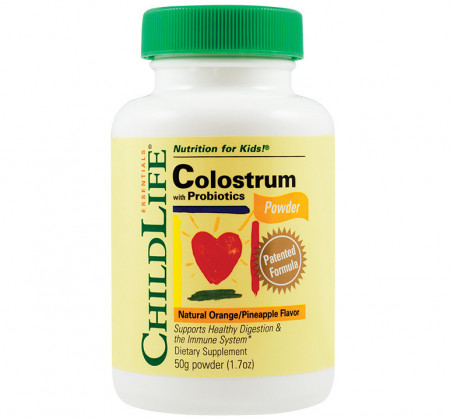 Colostrum cu Probiotice ,copii,ChildLife 50 g, Secom