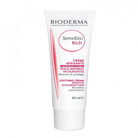 Crema hidratanta pentru piele uscata sau intoleranta Sensibio Rich Bioderma