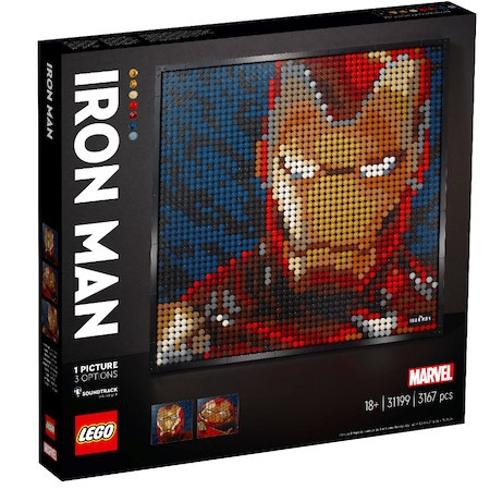 LEGO Art Marvel Studios - Iron Man 31199, 3167 piese
