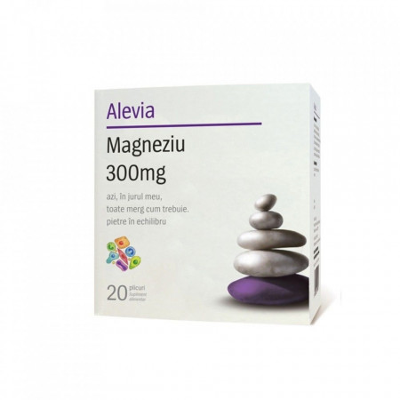 Magneziu 300mg 20 plicuri Alevia