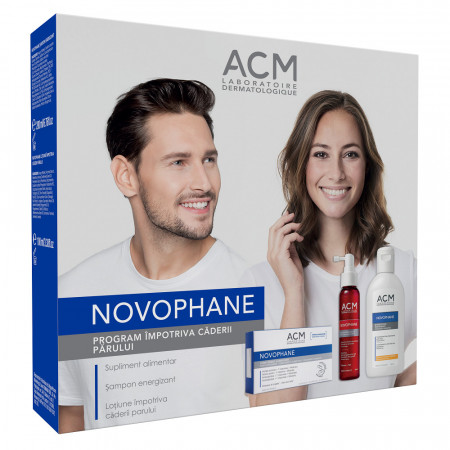 Pachet ACM, Șampon, Loțiune și Capsule Novophane