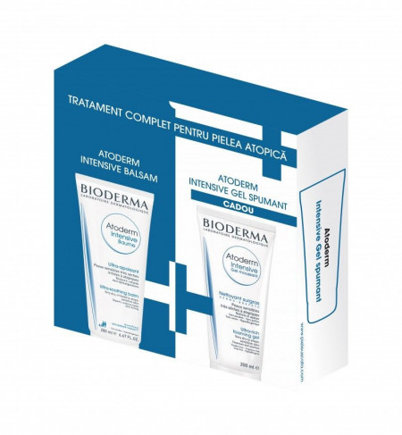 Pachet Balsam Atoderm Intensive Bioderma + Gel spumant Atoderm Intensive