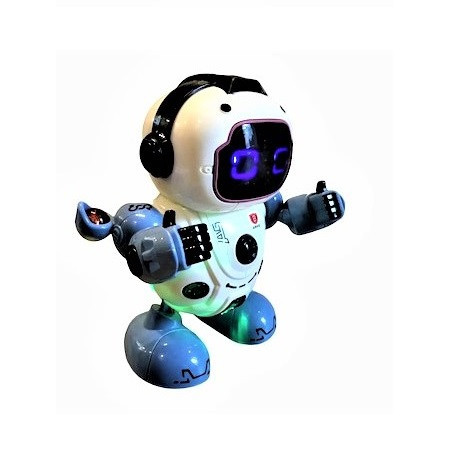 Robot interactiv dansator cu muzica si luminite