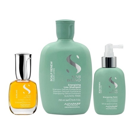 Set anti-cadere Alfaparf Milano Scalp Energizing Sampon 250 ml + Tonic 125 ml + Ulei Cristalli Liquidi 15 ml