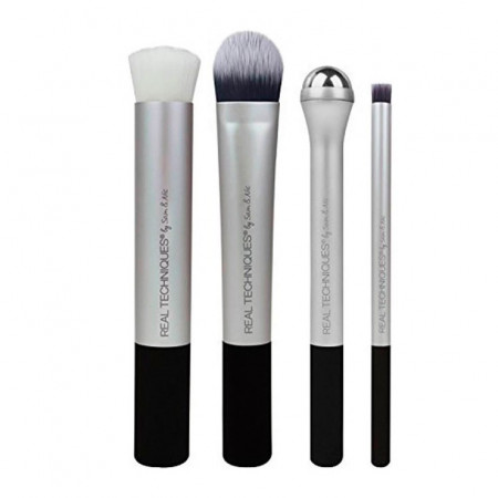 Set de pensule pentru machiaj Real Techniques Prep & Prime, 4buc