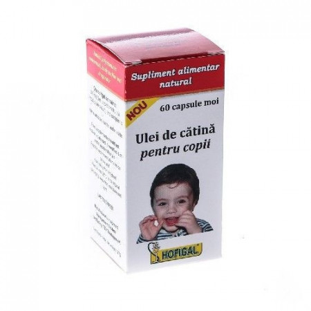 Ulei de Catina pentru copii Hofigal, 60 capsule moi