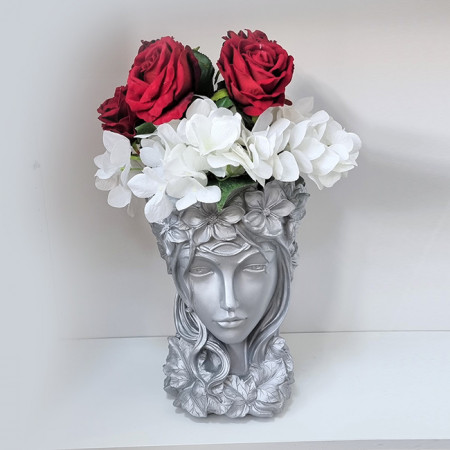 Vaza Venus Flower Lady, silver