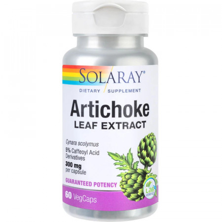 Artichoke Leaf Extract 300 mg (Anghinare) SECOM Solaray 60 capsule