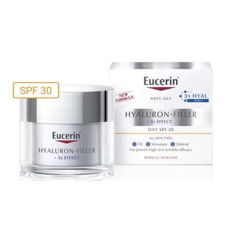 Crema de zi SPF30 Hyaluron Filler Eucerin, 50 ml