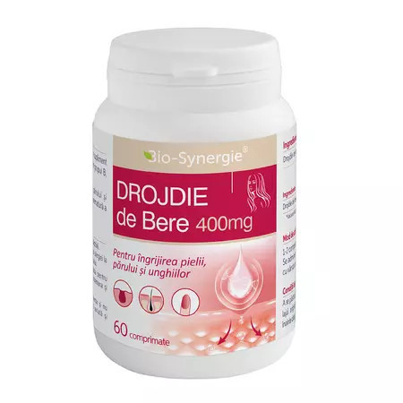 Drojdie de bere 400 mg 60 comprimate Bio-Synergie