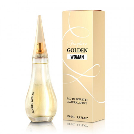 Fragluxe Golden for Women, Apa de Toaleta, 100 ml