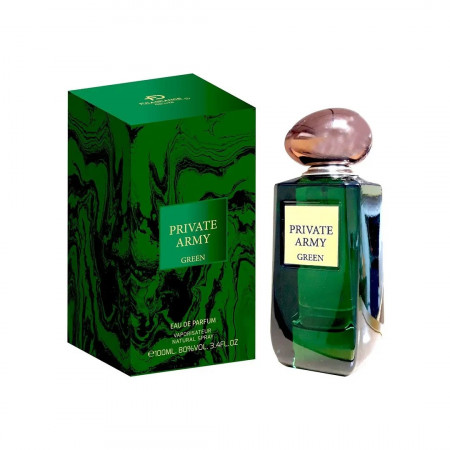 Private Army Green, Wadi Al Khaleej, Apa de Parfum Unisex, 100ml