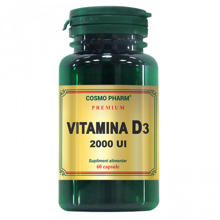 Vitamina D3 2000 UI Cosmopharm Premium