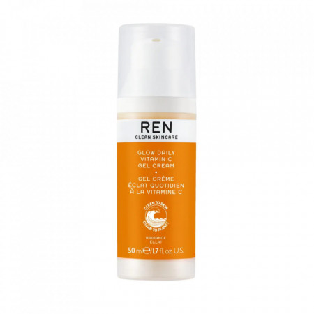 Crema de fata Ren, Vegan Radiance Glow Daily Vitamin C, 50 ml