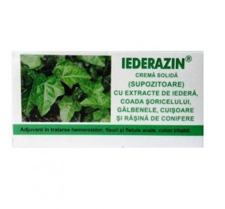 Iederazin supozitoare Elzin Plant 10 bucati x 1,5g