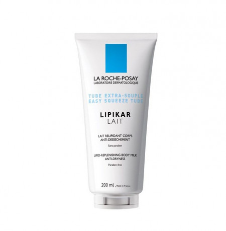 Lapte emolient Lipikar La Roche-Posay cu efect calmant si protector