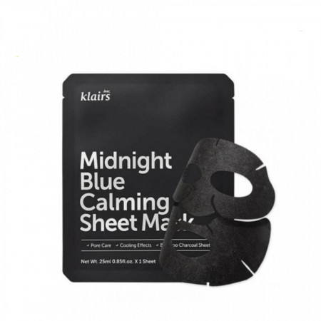 Masca din carbune de bambus Klairs Midnight Blue, 23 g