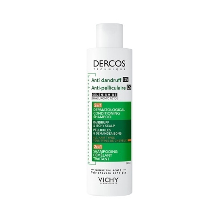 Sampon si balsam 2 in 1 anti-matreata pentru toate tipurile de par Dercos, Vichy