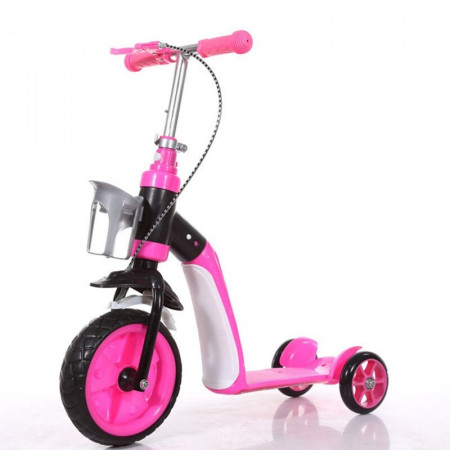 Trotineta Transformabila 2 in 1, roz