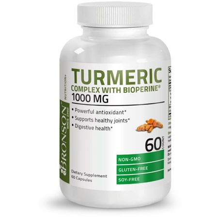 Turmeric 1000 mg cu Bioperina 5 mg, Bronson Laboratories