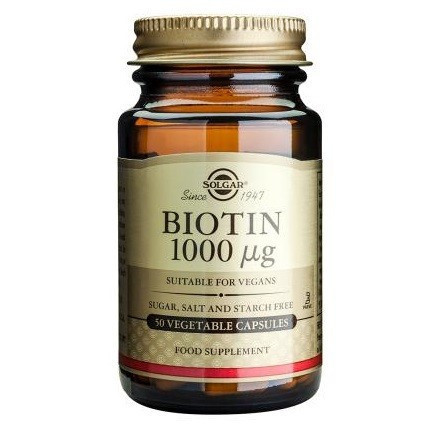Biotin 1000 mcg Solgar 50 capsule