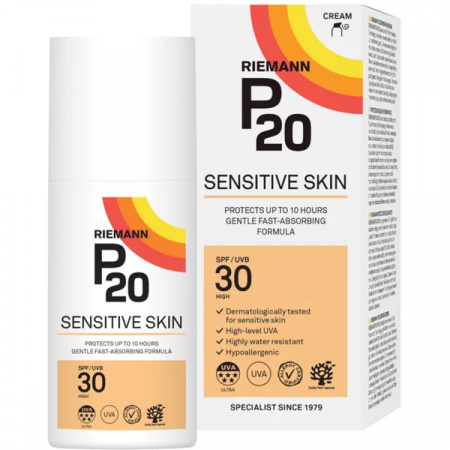 Crema de fata si corp cu factor de protectie SPF 30 Sensitive P20 Riemann