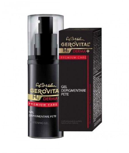 Gel depigmentare pete Gerovital H3 Derma+ Premium Care