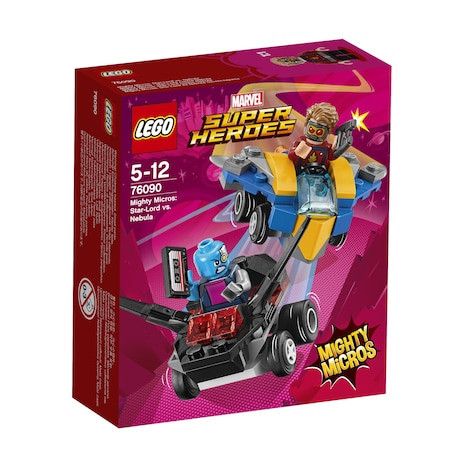 LEGO® Super Heroes Mighty Micros: Star-Lord contra Nebula 76090, +6 ani