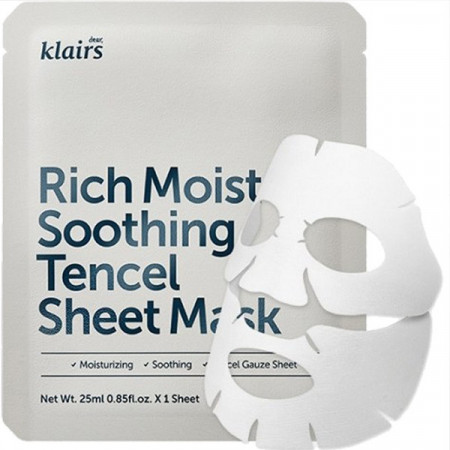 Masca hidratanta, calmanta si echilibranta Klairs Rich Moist, 23 g