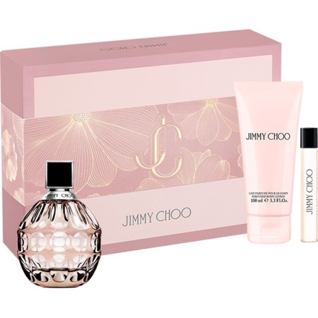 Set cadou Jimmy Choo, Apa de Parfum 100 ml, Lotiune de corp, 100 ml Apa de parfum 7.5 ml