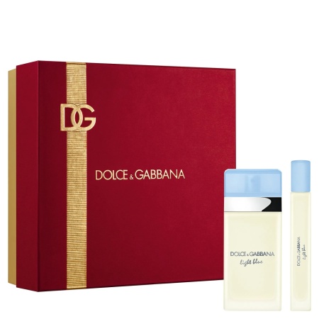 Travel set Dolce&Gabbana Light Blue, Femei, Apa de Toaleta, 50 ml + 10 ml